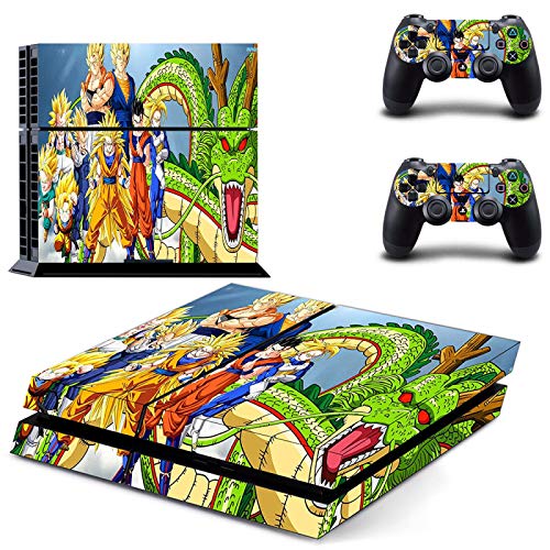 WANGPENG Adesivi per PS4 Anime Cover per Decalcomanie per adesivi per Playstation 4 per Playstation 4 PS4 Console e Skin per Controller Vinile