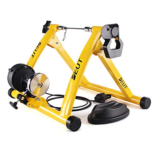 WUBAILI Bike Turbo Trainer Soporte De Ciclismo Magnético, Plataforma De Entrenamiento De Equitación, Marco Fijo De Entrenamiento De Ejercicio para Bicicleta,Rojo