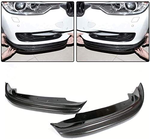 XYJCY Labio De Delantal Delantero F30 CF, Adecuado para BMW 3Er 320I 325I 328I 335I Base Sedan 2012-2015 Alerón De Aleta Divisor Frontal De Fibra De Carbono