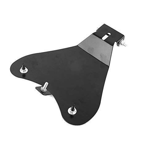 Yctze Placa base del asiento de la motocicleta, placa base protectora del asiento solo de metal negro para XL883/1200 Nuevo