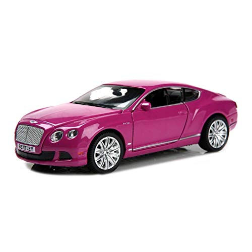 ZRABCD Juguetes Educativos, Juguetes para Niños, Juguetes para Niña, Juguetes de Automóviles, Modelos de Automóviles, Modelos de Automóviles 1:24 Bentley Continental Gt Aleación de Aleación Simulació