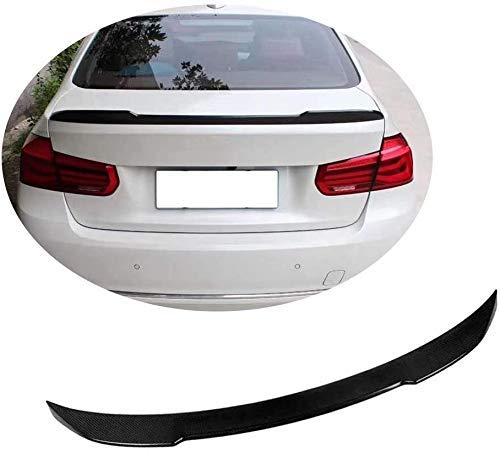 ABABABA Alerón Trasero del Maletero Adecuado para BMW Serie 3 E92 M Sport M3 Coupé 2006-2013 320I 323I 325I 328I 330I 335I Fibra De Carbono CF Tapa De La Puerta Trasera Highkick Wing Lip