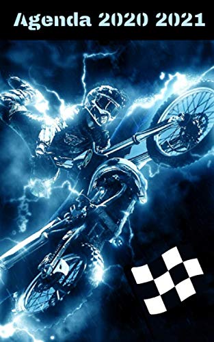 Agenda 2020 2021 Motocross, Journalier de Septembre à Juillet: 280 pages Dimension 12,7 x 20,32 cm