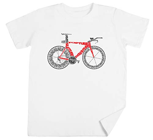 Anatomía De Una Hora Juicio Bicicleta Niños Unisexo Chicos Chicas Blanco Camiseta Kids Unisex T-Shirt