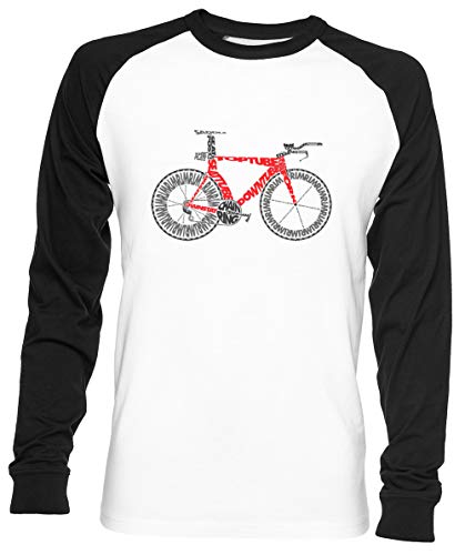 Anatomía De Una Hora Juicio Bicicleta Unisex Hombre Mujer Béisbol Camiseta Blanco Unisex Baseball T-Shirt