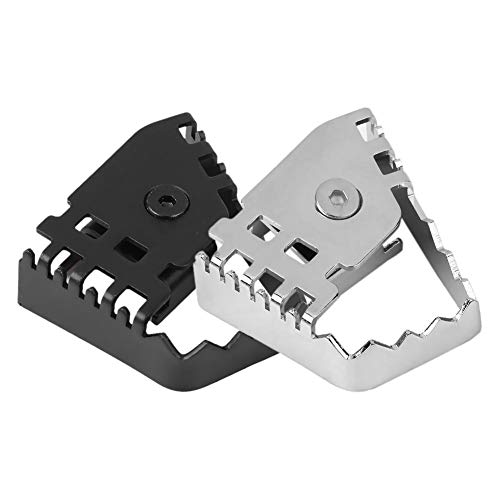 Aramox Motocicleta Pedal de Freno Trasero Pedal Agrandar la Extensión Pad Extender para F800GS F700GS F650GS R1150GS R1200GS(Black)