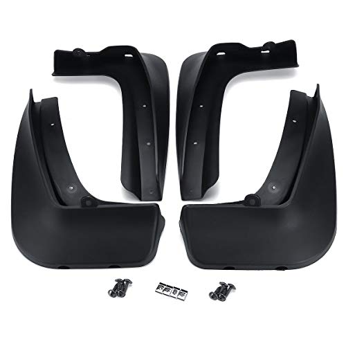 ASDFHUIOX Flaps de Barro Guardabarros Guardias Splash Guards Mudflaps Fender/Fit para BMW 2 Series F45 F46 Gran Active Tourer 2014-2019 Accesorios del Coche (Color : Black)