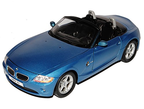 B-M-W Z4 E85 Cabrio Open Azul 2002-2008 1/24 Welly Modelo Coche