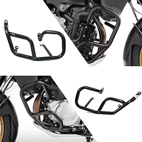 Barra de choque Motocicleta superior + inferior Protector del motor Decoración Bloque Crash bar capítulo de parachoques del protector Para F850GS F750GS F750 GS F850 GS 2018 2019 Barra de choque