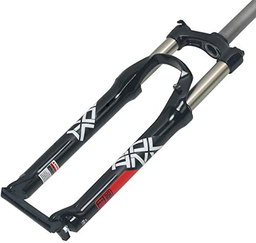 BIKERISK Nuevo 26/27.5 / 29er MTB Aleación de Aluminio Mecánica Horquilla Suspensión Muelle Horquilla Amortiguación para Accesorios de Bicicleta,Negro,26inch