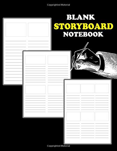 Blank Storyboard Notebook: Blank Storyboard For Kids, Women, And Men For Easy To Present The Process Of Story, Storyboard Journal