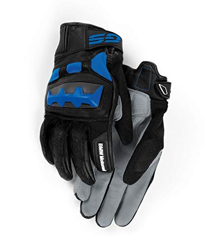 BMW Guantes de moto Rallye negro/azul, talla 10-10,5