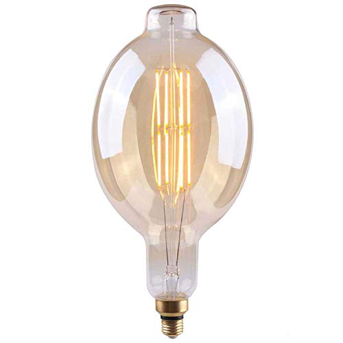 Bombilla LED Gigante E27 8W Equi.40W 500lm Regulable 2100K Gold 15000H 7hSevenOn Vintage