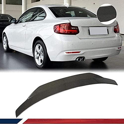 Buxcvo Koolstofvezel portaequipajes Spoiler Fit Voor BMW 2 Series F22 F87 M2 220I 228I 230I 235I M235I M240I Coupé 2-Deur 2014-2019 Achterklep Dakspoiler Achtervleugel