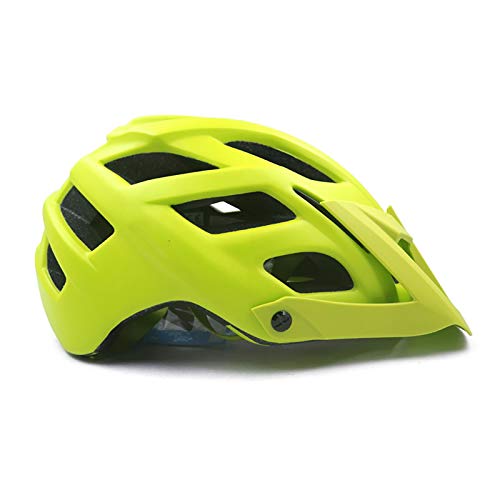 Casco Bicicleta Yuan Ou Adulto Niño Casco de Bicicleta MTB Casco de Bicicleta en Molde para Hombres ML Cascos de Bicicleta de montaña Casco de Ciclismo Todoterreno M Verde