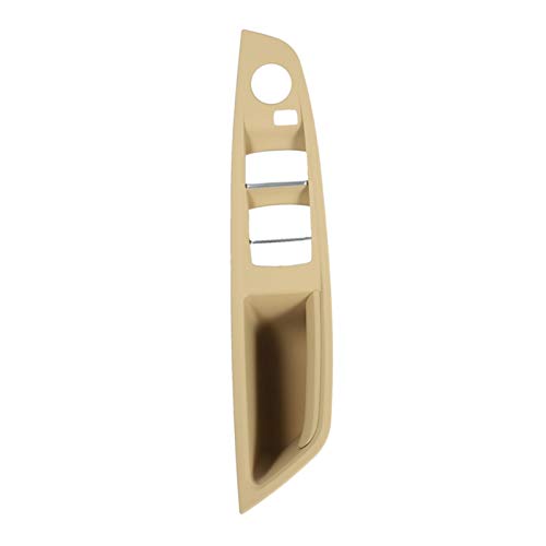 CCHAO 1 pieza de asiento de conductor de coche apoyabrazos delantero derecho interior tirador de la puerta 1 agujero para BMW F10 10-17 LHD Auto Interior (color: Beige)