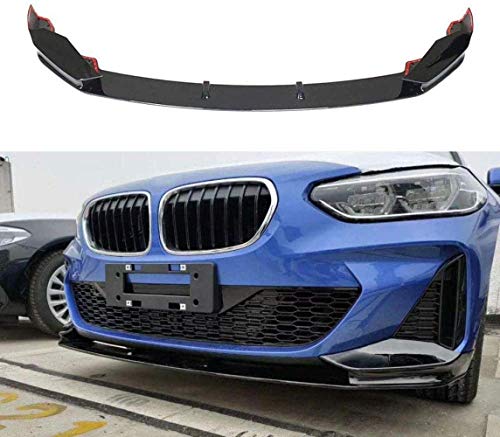 CHENGQIAN Labio Delantero F40 PP M Tech, Adecuado para BMW 1Er F40 118I 120I M Sport Sedan 4D 2019 Up PP Protector de Presa de Aire para alerón Delantero de Barbilla