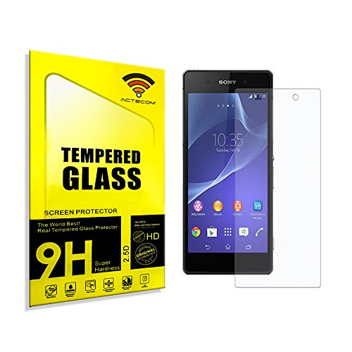 cogac Protector DE Pantalla Compatible con Sony Xperia Z1 0.2mm Cristal Vidrio Templado