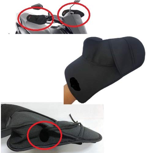 Compatible con BMW R 1200 C Classic Manoplas de Neopreno Impermeable cubremanos universales para manillares de Moto Scooter fácil Montaje