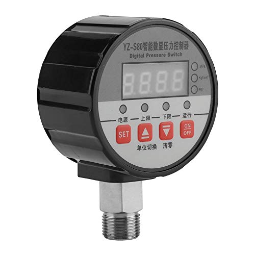 Controlador de Presión Digital, G1/4 0-20Mpa 0.5% FS Precisión Interruptor de Presión Digital Para Compresor de Aire de Bomba de Agua, 220V