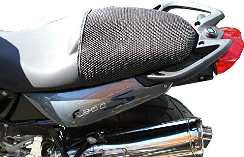 Cubierta TRIBOSEAT para Asiento Antideslizante Accesorio Personalizado Negro Compatible con BMW F800S/St (2007-2012)