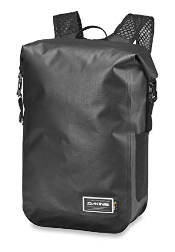 Dakine Cyclone Roll-Top 32L Nylon/Poliuretano Negro Mochila - Mochila para Portátiles y Netbooks - Nylon, Poliuretano, Negro, Monótono, 305D Unisex, Bolsillo Lateral