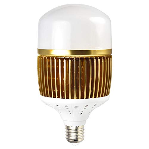 DASKOO Bombilla LED CL-Q150 W de alto lúmenes, E40, repuesto para bombillas halógenas de 1200 W, 150 W, luz blanca neutra, 3800 – 4200 K, 19500 lm, CA 85 – 265 V