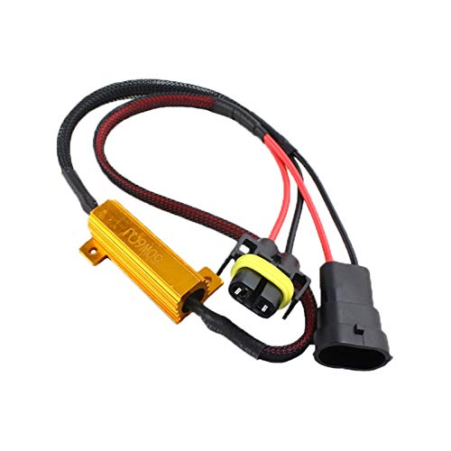 Decodificadores De Resistencia De Carga LED H7 H8 H11 9005 HB3 9006 HB4 50W 6Ohm Canbus Cancelador Para Bombillas LED De Luz Antiniebla DRL Fácil Instalación ( Color : H8 H9 H11 )