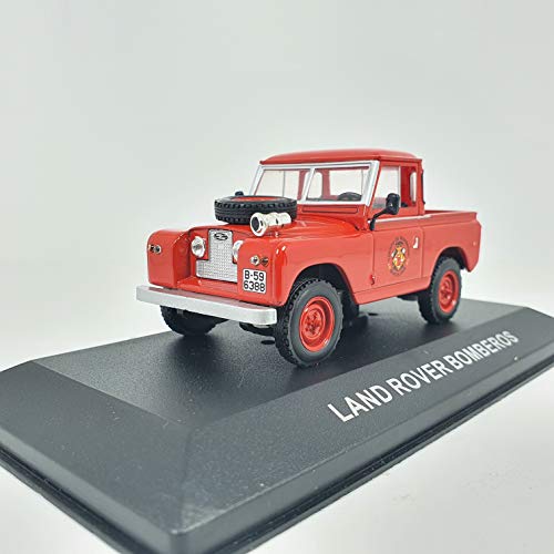 Desconocido 1/43 Auto Coche Car Land Rover Bomberos Rojo ALTAYA