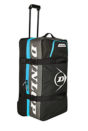 Dunlop Uni Performance Wheelie 2017 – Bolsa de Tenis, Color Negro y Azul, One Size