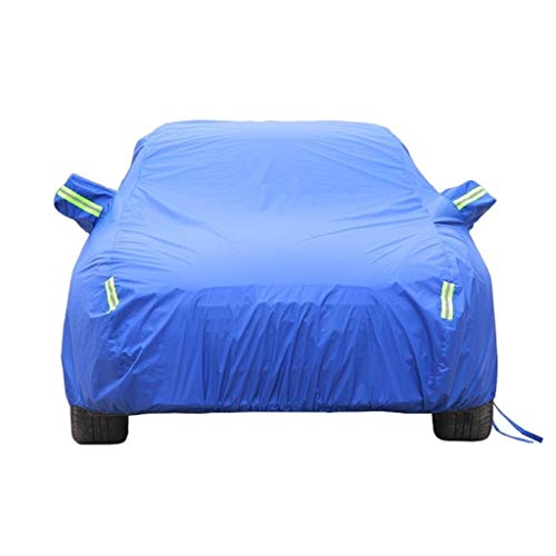 DUWEN Compatible con BMW 5 Series 520d XDrive Touring Car Covers Cubierta de protección Solar al Aire Libre para Todo Clima Impermeable Anti-UV Auto Protector Cubierta de Polvo de Lona de Coche