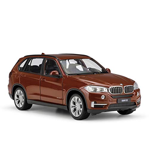 DXZJ Coche De Juguete Fundido A Escala 1:24 para BMW X5, Modelo De Simulación, SUV Clásico, Coche De Juguete De Aleación De Metal para Colección De Regalos para Niños (Color : Brown, Size : B)