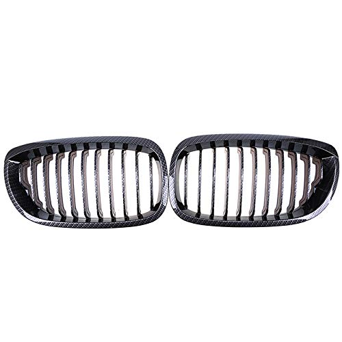 DYBANP Rejilla Delantera del Coche Racing Grilles, para BMW Serie 3 E46 316Ci / 318Ci / 320Cd Cabrio 2003-2006, Parrillas centrales Delanteras del Coche