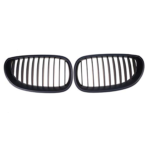 DYBANP Rejilla Delantera del Coche Racing Grilles, para BMW Serie 5 E60 / E61 M5 520i / 523i / 525d / 530xd 2004-2011, Parrillas centrales Delanteras del Coche