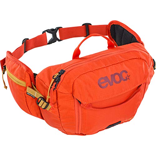 evoc Hip Pack 3l + 1,5l Bladder Packs, Unisex Adulto, Naranja, Talla única