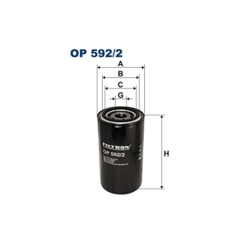 Filtron OP592/2 Bloque de Motor