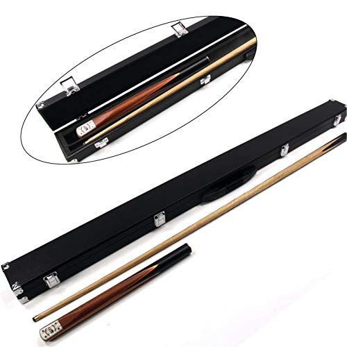 Funky Chalk Phoenix Four Splice 3/4 Snooker Cue & Hard Case-Assorted Colours Funky-Taco de Billar Funda rígida, diseño, Unisex Adulto