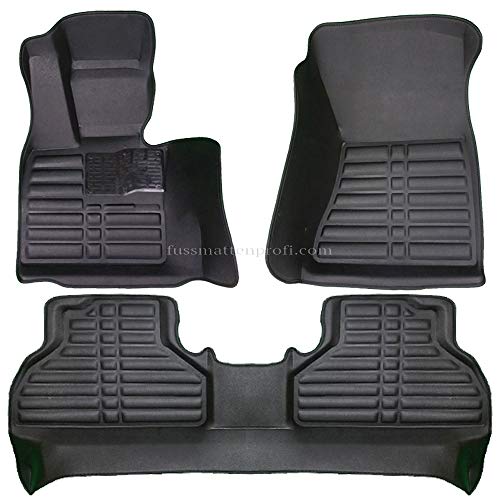 fussmattenprofi.com Tappetini Auto Alfombrilla para Coche Adecuado para BMW X5 (E70) 2006-2013