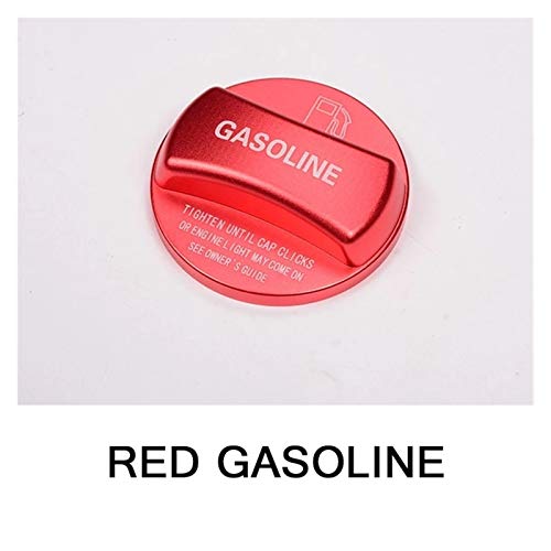 GUANGGUANG Heartwarming Shop Coche Gasolina Petro Diesel Tanque DE Combustible Cubierta COVIDOR Cap TORT Ajuste para BMW X1 X3 X4 X5 Funda de Aluminio de aleación de Aluminio (Color : Red Gas)