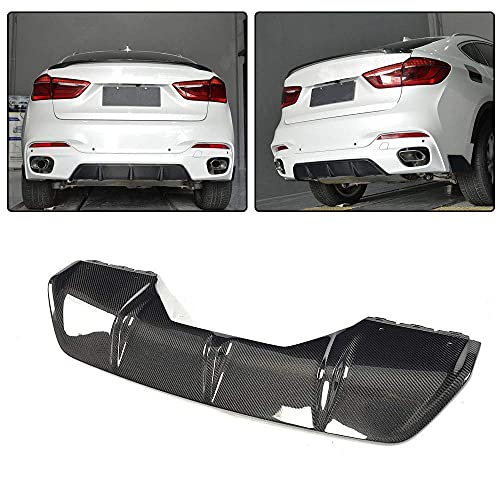 GYLONG Difusor De Parachoques Trasero De Coche Protector De Labios Auto Guard Spoiler Protección Automotriz Aplicable para   X6 F16 Xdrive35I Xdrive50I M Sport Utility De 4 Puertas 2015-2018