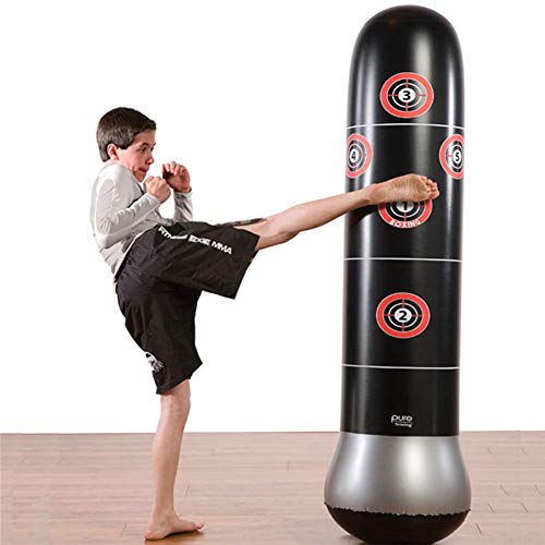 HCCX Sacos De Arena-1.5M De Boxeo, Nuevos Bolsa Inflable Antiestrés Plataforma De Entrenamiento del Boxeo Alivio De La Correa De La Bomba De Presión A Base De Agua-Sacos De Arena para Fitness En Casa