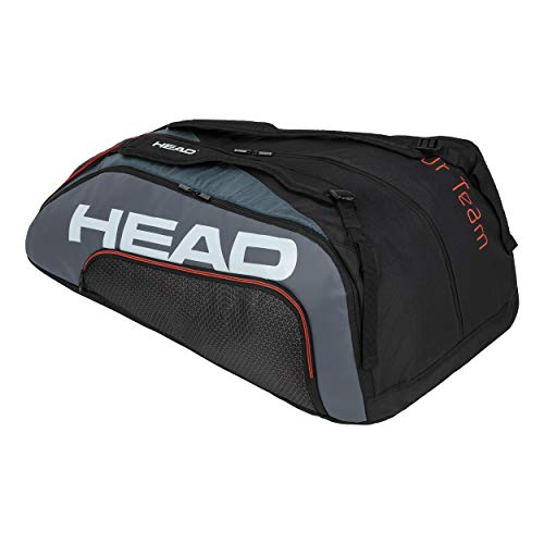 Head Unisex - Adulto 283120 Bolsa de Tenis, Negro/Gris