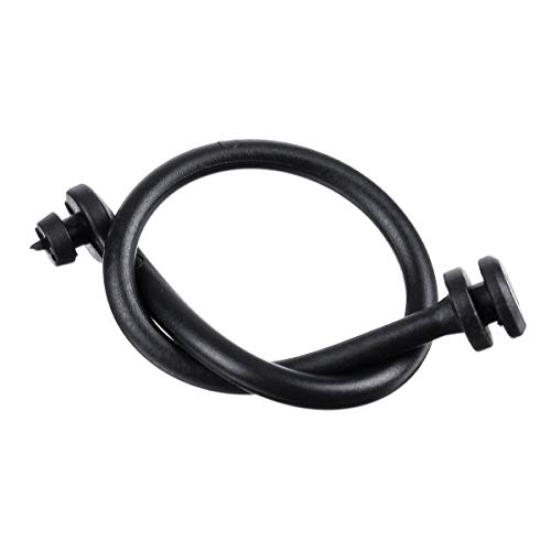 ILS - Tapón de depósito de combustible negro con banda para BMW 1 3 5 6 7 Serie E46 E81 E82 E90 E91 E92