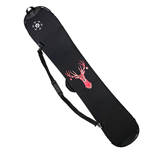 JFF Funda De Snowboard Funda Funda De Snowboard para Almacenamiento De Viaje Maleta De Protección De Transporte Estireno Butadieno,160cm