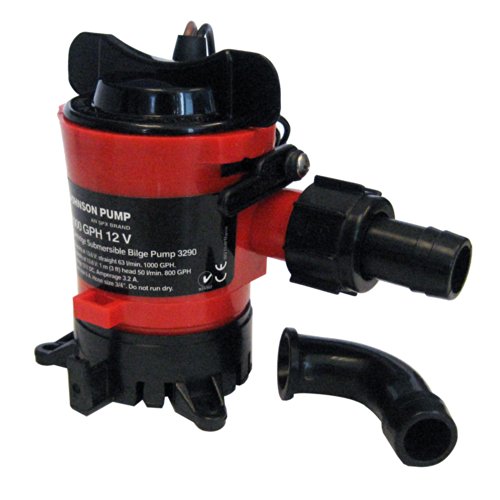 Johnson Pump 189-32703 Bomba achique, 2839 l/h, 19 mm, 12v