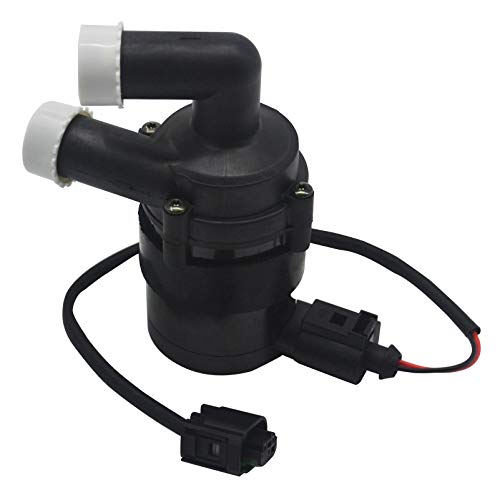 KASturbo 7N0965561 Motor eléctrico Bomba de agua adicional auxiliar y conector, kit de bomba de agua Enchufe para A3 Golf V VI Touran Tiguan Sharan