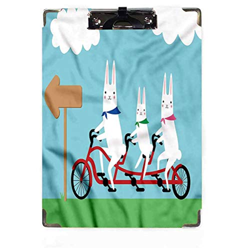 Kawaii Decor - Portapapeles de perfil bajo con clip de perfil bajo para bicicleta en tándem