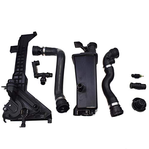 Kit de sensor de manguera de termostato conector de placa de montaje de tapa de tanque de expansión 17111436413 NUEVO PARA BMW 330Ci 325Ci 325i 330i 328Ci 328i 1999-2005