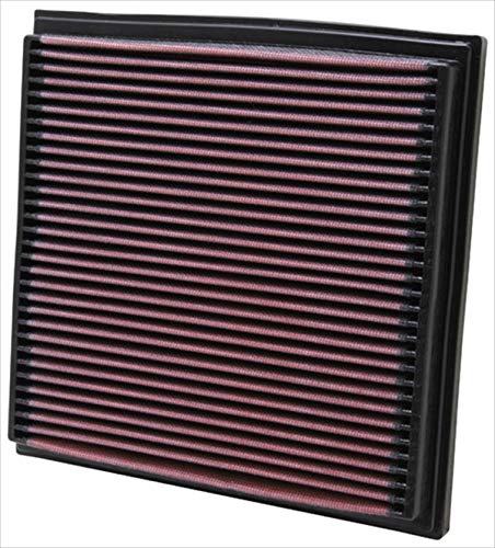 K&N 33-2733 Filtro de Aire Coche, Lavable y Reutilizable