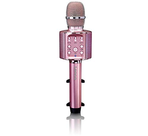 Lenco BMC-090 - MICROFONO Karaoke BLUETOOTHColor Rosa